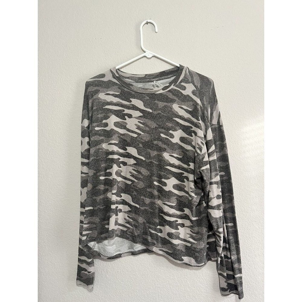 Mudd Camo Comfy Long Sleeve Shirt Size XLarge